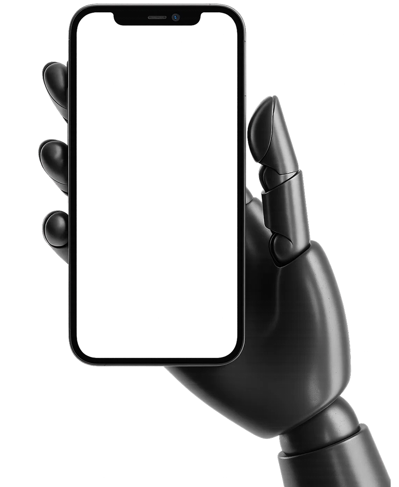 AI Hand Holding Phone